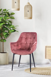 Virginia Altrosa Polsterstuhl 4er Set